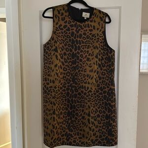 Tuckernuck Leopard Print Mini Dress - Black and Brown